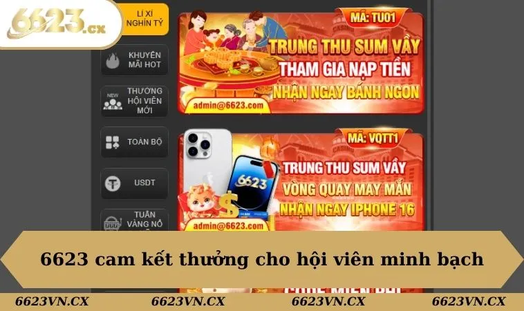 6623 Có Uy Tín Không - Giải Đáp Thắc Mắc Cho Bet Thủ 3 6623 cam kết thưởng cho hội viên minh bạch