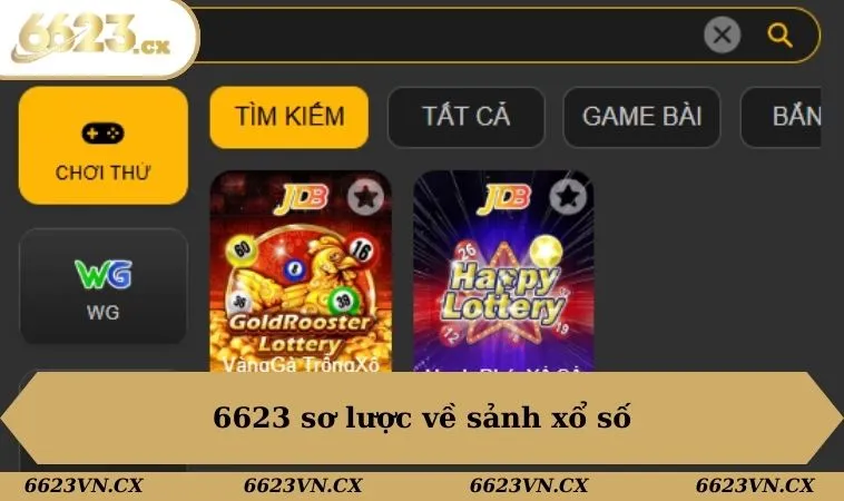 Xổ số 6623 1 6623 sơ lược về sảnh xổ số