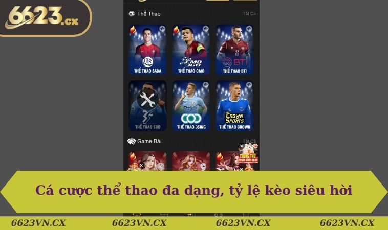 Trang chủ 3 Cá cược thể thao đa dạng, tỷ lệ kèo siêu hời