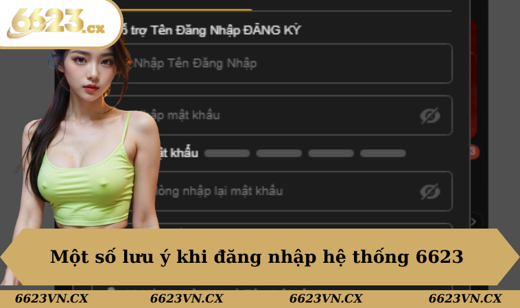 Đăng nhập 6623 3 Một số lưu ý khi đăng nhập hệ thống cá cược 6623