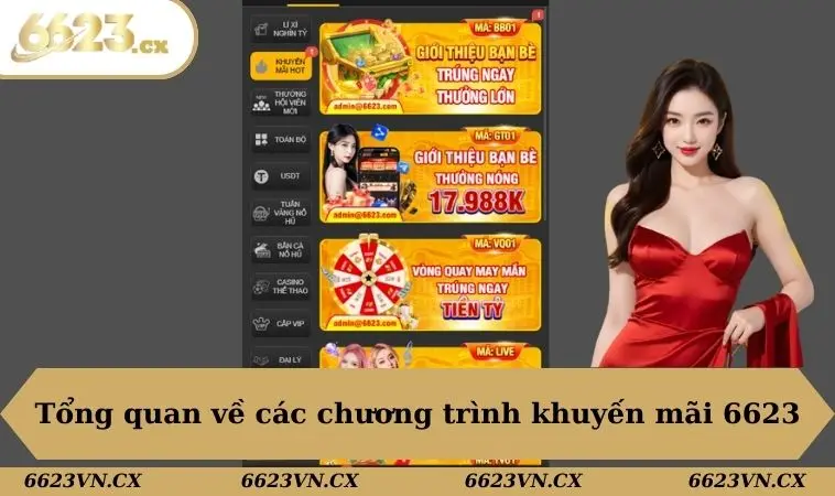 Casino 6623 1 Tổng quan về các chương trình khuyến mãi 6623